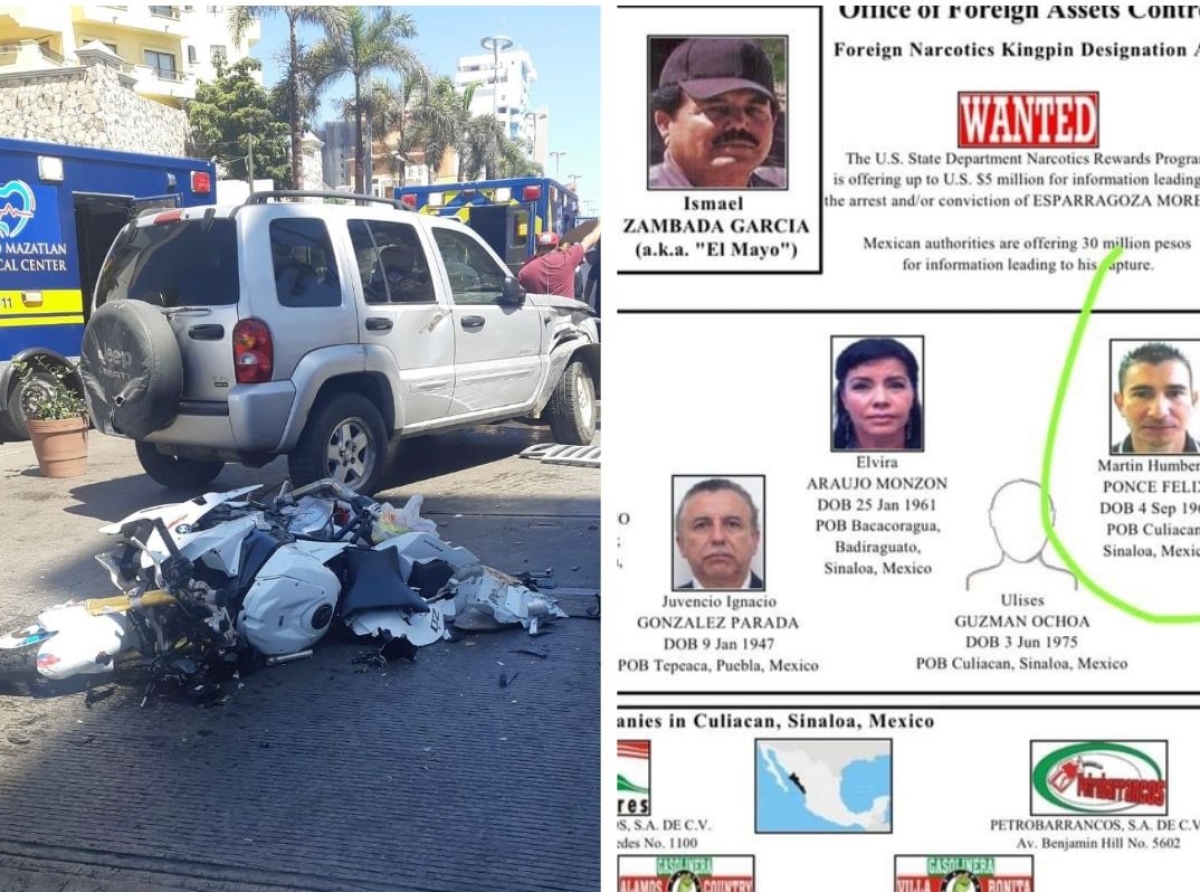 Desastrosa NarcoBiker en Mazatlán