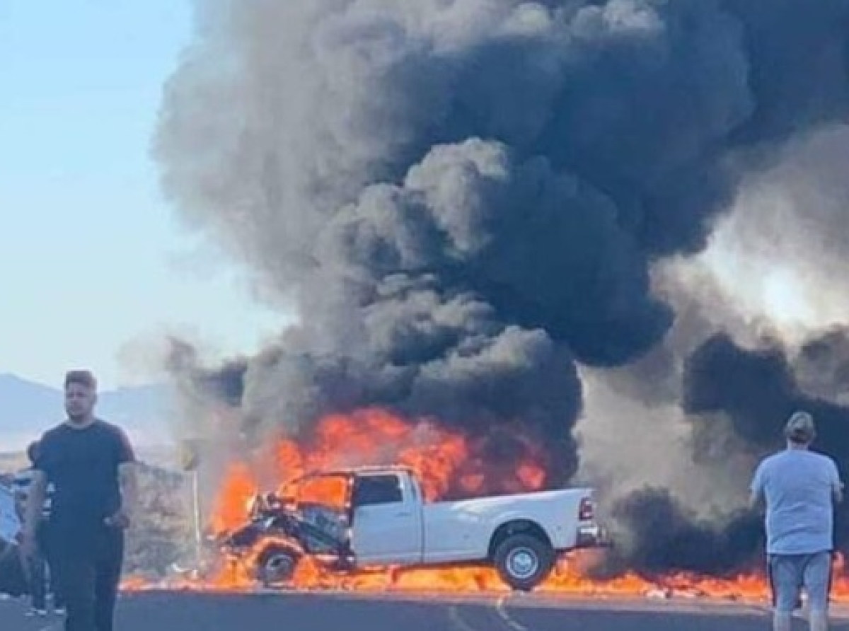 Conflagración en Carretera Presidio