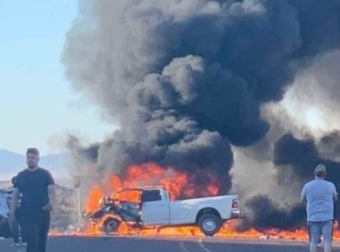 Conflagración en Carretera Presidio