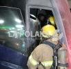 Autobús en Llamas