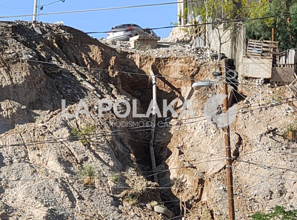 Deslave en la Barranca