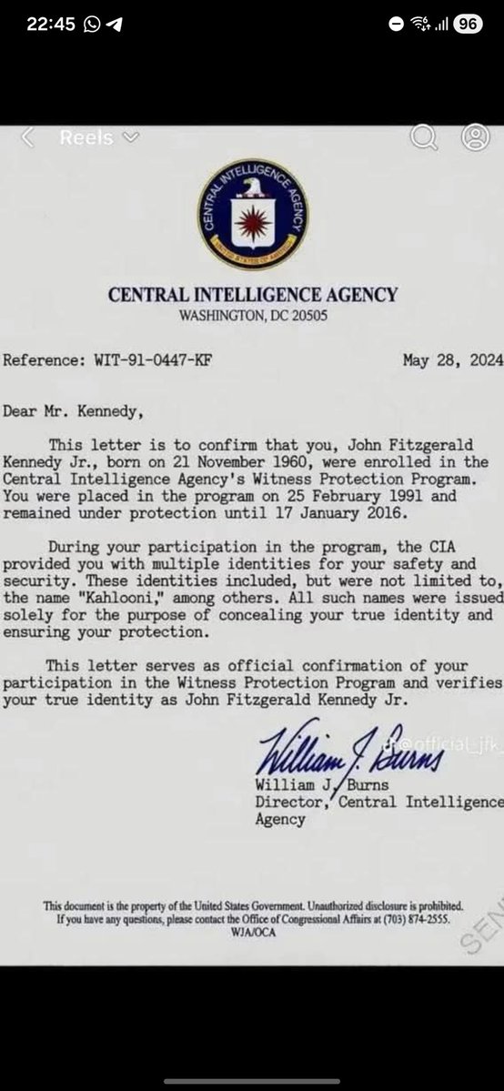 cia jfk jr